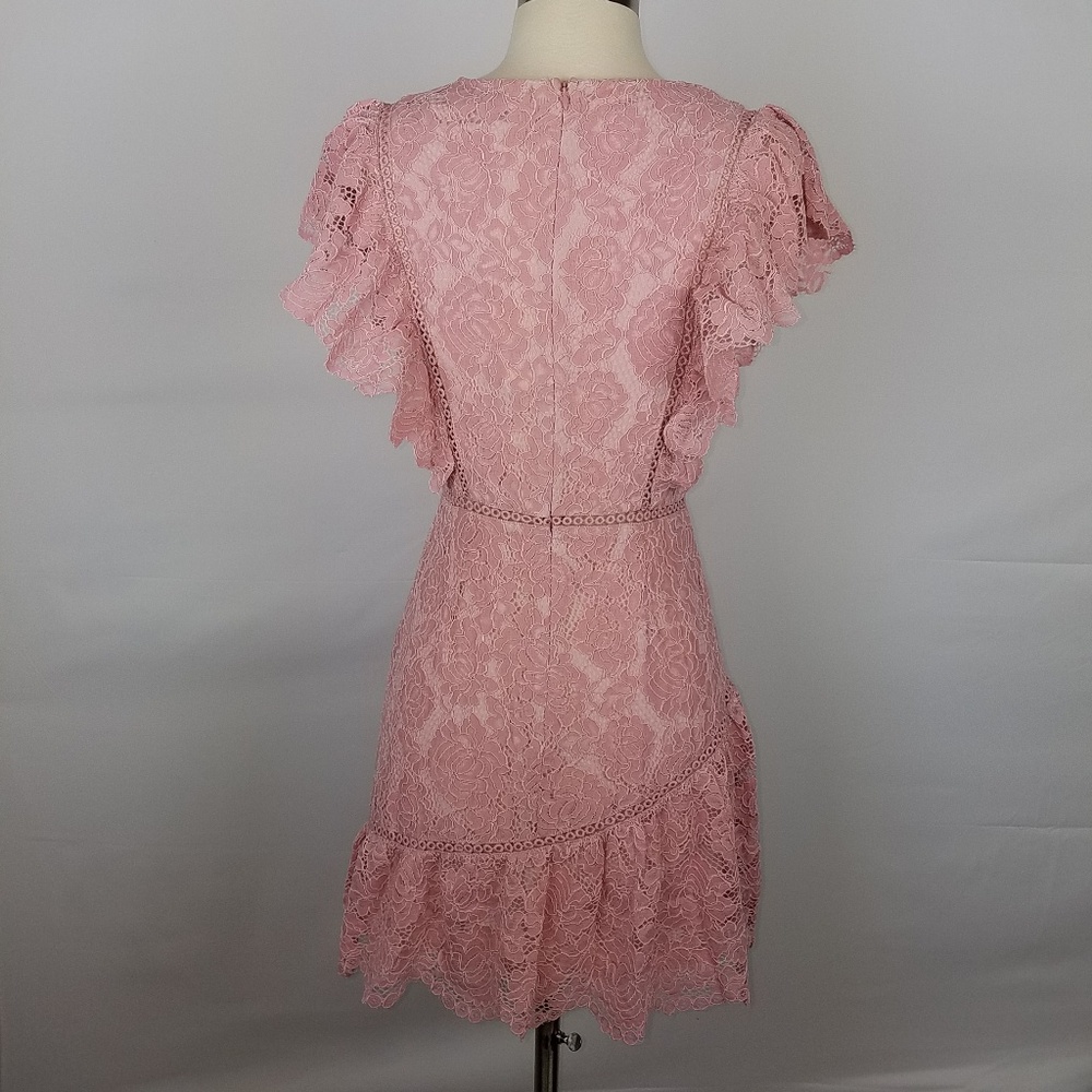 LACE RUFFLE DRESS - Picture 8 of 8